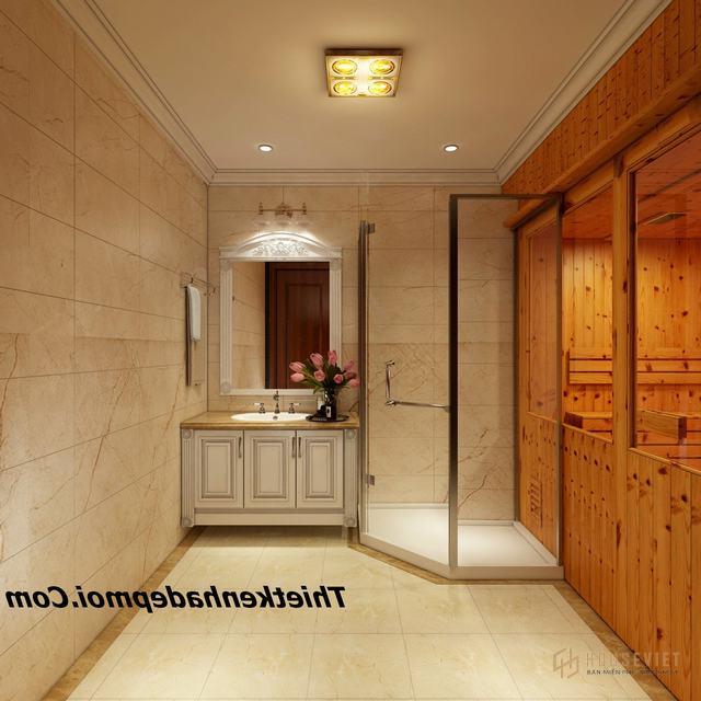Thiết kế phòng tắm sang trọng