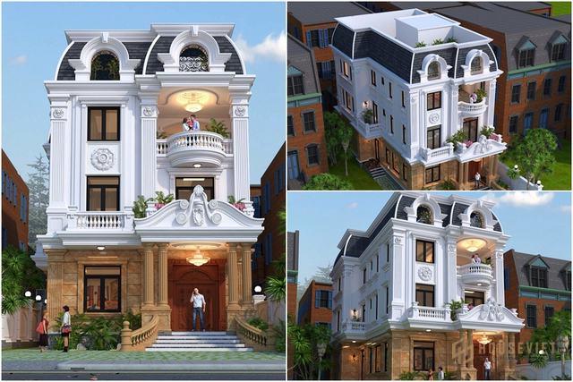 Mẫu biệt thự đẹp 3 tầng
