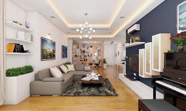 Thiết kế nội thất chung cư 78m2 tiết kiệm chi phí với những giải pháp đơn giản