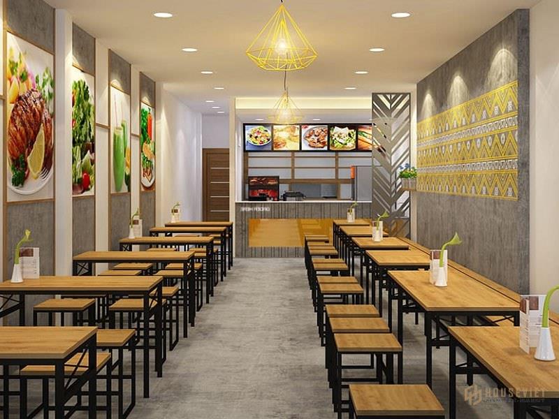 Thiết kế ấn tượng với hình ảnh món ăn kích thích vị giác