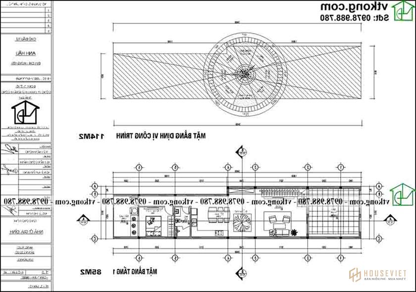 Mẫu Nhà Phố 3 Tầng Mái Thái 5x24m tại Quảng Ninh Np3t029