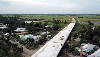 Cao tốc phía Tây đồng bằng Mekong thông tuyến cuối tháng 9