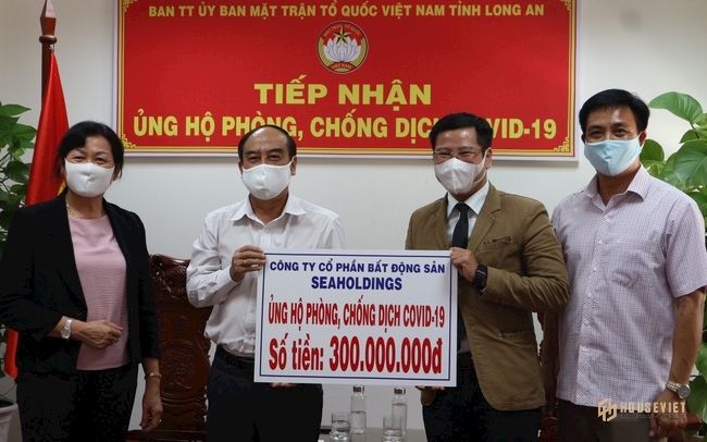 Công ty cổ phần bất động sản Seaholdings ủng hộ 300 triệu đồng chung tay phòng chống Covid-19