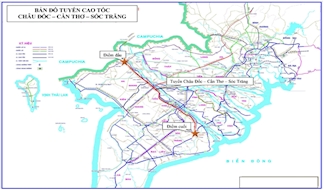 Lập dự án xây dựng 2 tuyến cao tốc ở miền Tây hơn 67.400 tỉ đồng