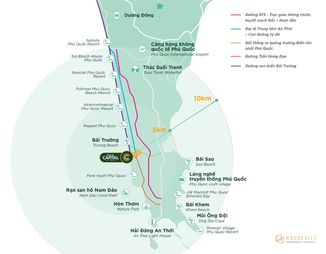 Meyhomes Capital Phú Quốc hưởng lợi từ hạ tầng giao thông