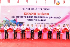 Quảng Ninh: Khánh thành tuyến đường ven biển 1.726 tỉ đồng