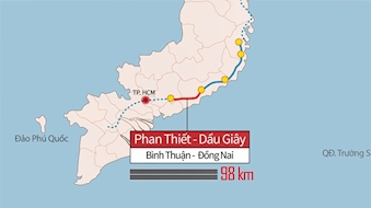 Sắp khởi công cao tốc Dầu Giây - Phan Thiết 15.000 tỷ đồng