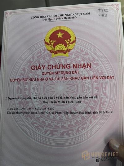 BÁN ĐẤT CLN ĐẤT THUỘC THỊ TRẤN ĐỊNH QUÁN GIÁ 1.3 TỶ BAO SỔ