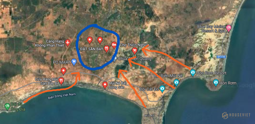 Bán đất mặt biển Hoà Thắng, sổ sẵn, diện tích đa dạng, hàng hiếm