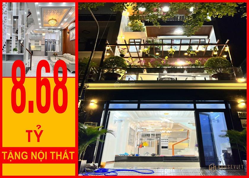 BÁN NHÀ 3 LẦU MỚI HOÀN THIỆN KHU ĐƯỜNG HUỲNH TẤN PHÁT