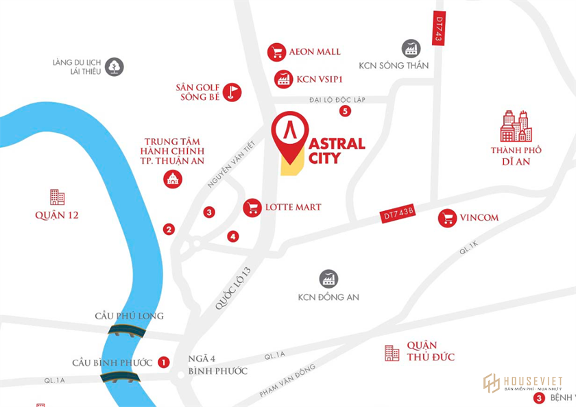 Bán Căn Hộ Cao Cấp Astral City Bình Dương