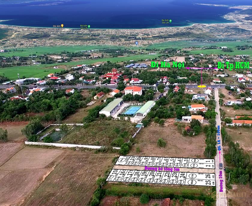 Đất Ninh An Ninh Hòa vị trí đẹp, giá đầu tư Nam Vân Phong