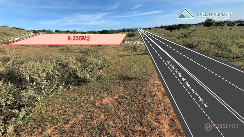 Bán 9,2 sào đất biển Hòa Phú, ngay đường liên Xã, chỉ 275 triệu/sào