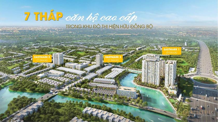 ĐẦY BẤT NGỜ TẠI MT EASTMARK CITY VEN SÔNG, 3 MẶT TIỀN ĐƯỜNG VÀNH ĐAI 3