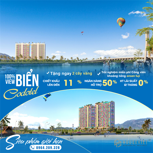 Căn hộ nghỉ dưỡng 6 sao Quảng Bình