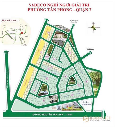 Cần bán đất quận 7 thuộc KDC Sadeco SCVivo liền kề Phú Mỹ Hưng