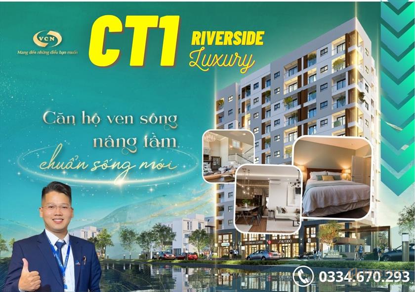 CT1 RIVERSIDE LUXURY - Căn hộ view Sông duy nhất ở Nha Trang