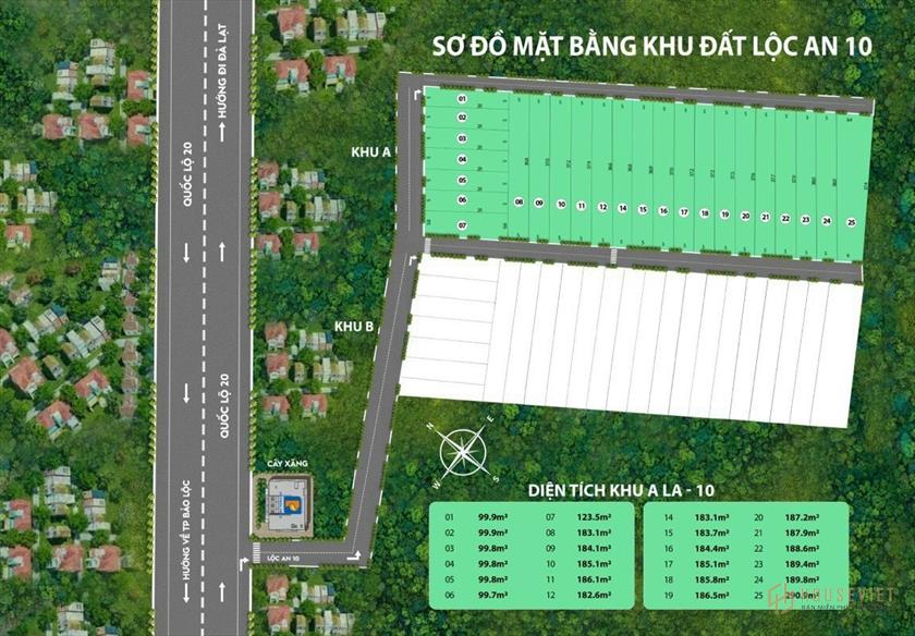 HÀNG HIẾM NHẤT LỘC AN-BẢO LỘC CÁCH QUỐC LỘ 20 300M, GIÁ ĐẦU TƯ 6TR/M2
