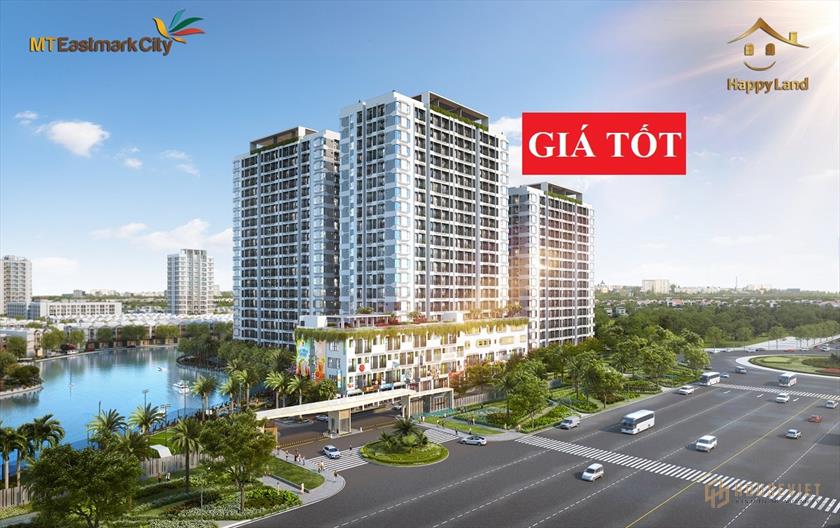 CHỈ VỚI 850TR SỞ HỮU NGAY CĂN HỘ 2 PHÒNG NGỦ 73M2 MT EASTMARK CITY