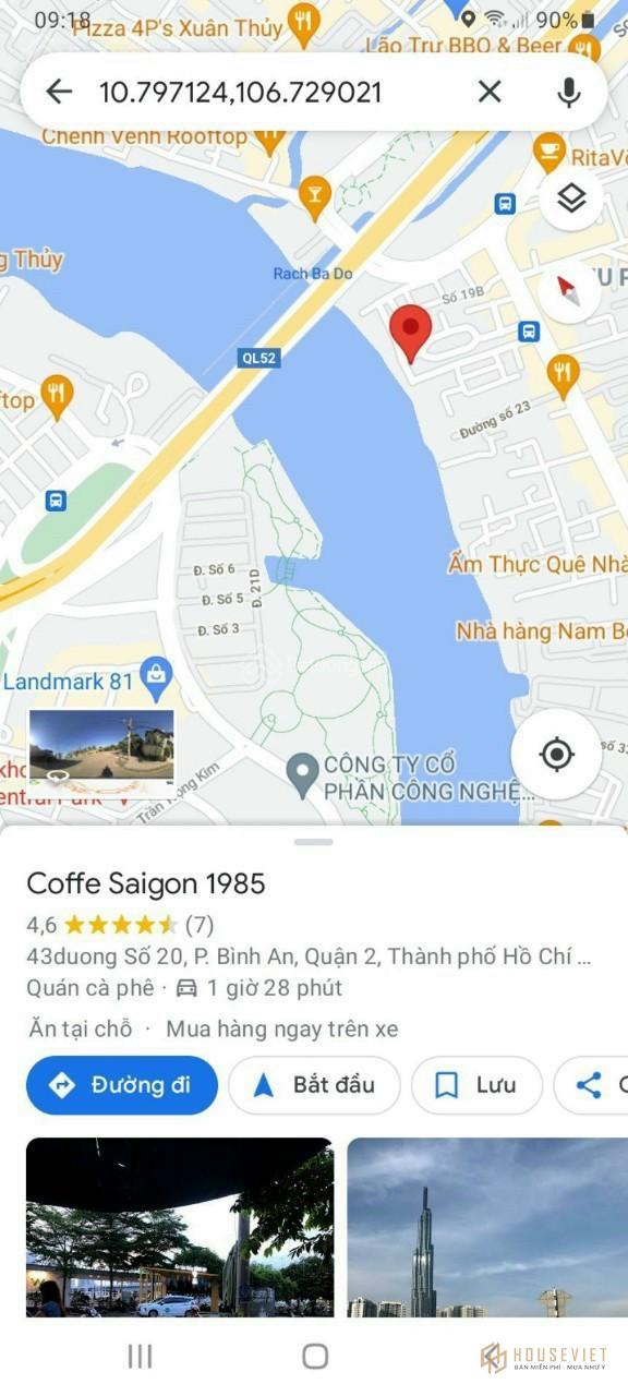 Chính chủ cần bán gấp lô đất 360m2 góc 2MT View sông Sài Gòn