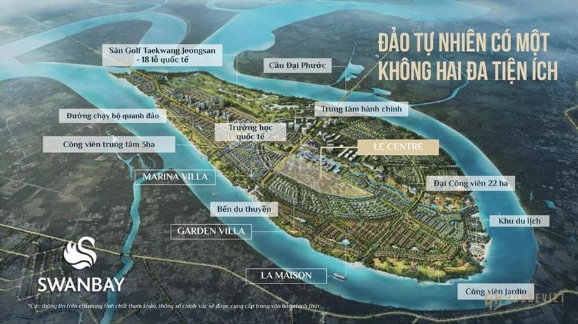 Biệt thự Đảo Swan Bay Nhơn Trạch Đồng Nai