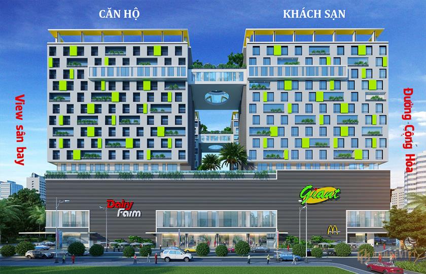 Bán căn Officetel Republic Cộng Hoà 50.3m2 giá 2,26 tỷ