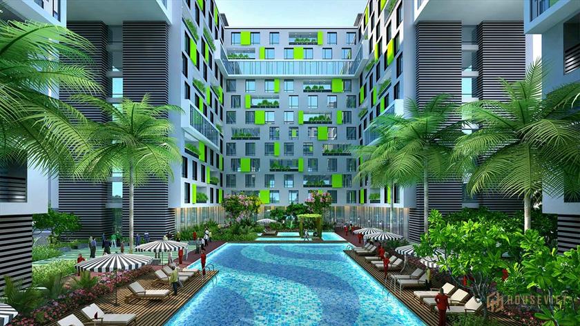 Bán căn hộ full nội thất view sân bay Republic Holiday Inn giá 2,35 tỷ