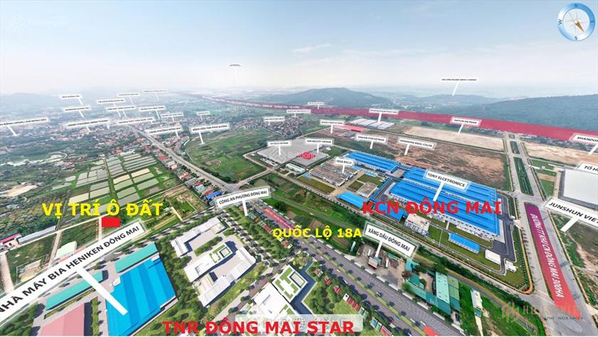 Bán đất đô thị 277m2 gần KCN Đông Mai, Quảng Ninh