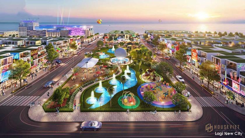 Lagi New City Bình Thuận. Đất nền 2 mặt tiền biển cực đẹp