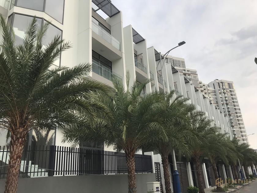 NHÀ PHỐ COMPOUND T.TÂM QUẬN 2, 5x25, TRỆT, 3 LẦU = 472m2, SỔ ĐỎ 25 TỶ