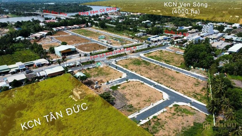 Khu đô thị Rose Mall Đức Hòa ngay cầu Sông Tra giai đoạn đầu mở bán.