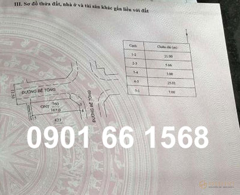 Bán nhanh Lô đất Thổ cư 2 Mặt tiền 7x25m tâm đắt, đối diện Công viên |