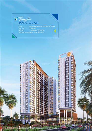 Căn hộ chung cư 9X An Sương gần Aeon Mall Hóc Môn Giá 35 triệu/m2