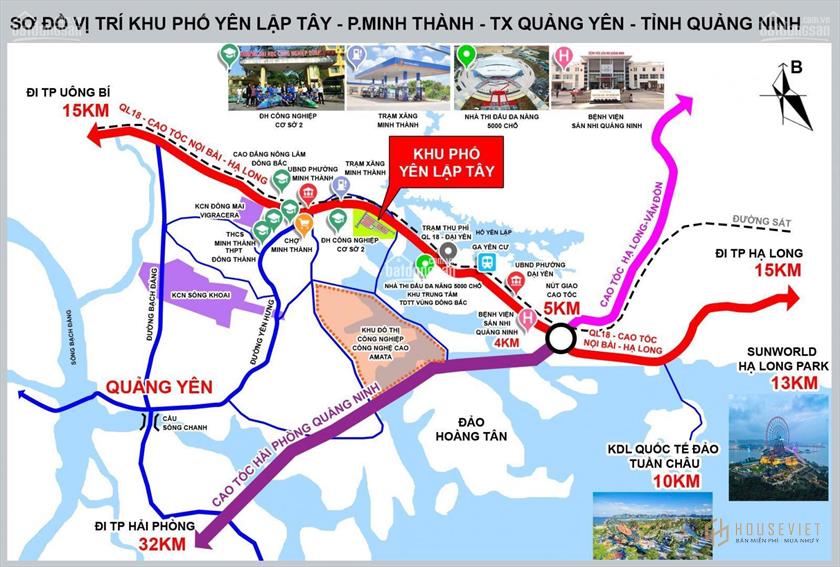 Hết tiền bán ô đất vị trí góc Tây Yên Lập, giá 7tr5/m2