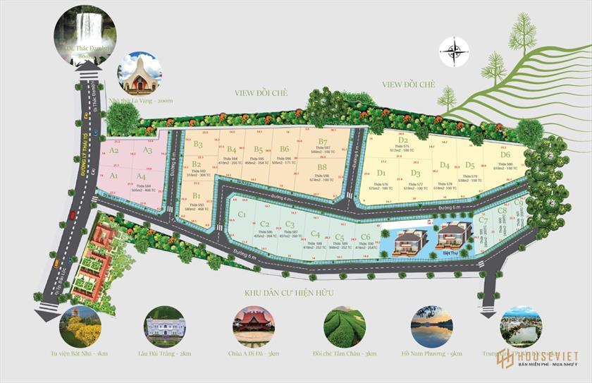 Sam Hills Bảo Lộc, đất khu biệt thự nghỉ dưỡng tiềm năng, SHR