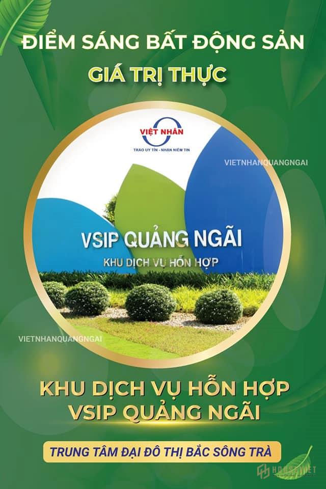 Duy nhất 1 lô ngay khu dịch vụ hỗn hợp vsip quảng ngãi đã có sổ