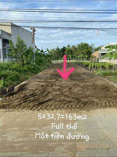 Cần Bán 163m2 Thổ, Mặt Tiền Đường Long Trạch - Long Khê