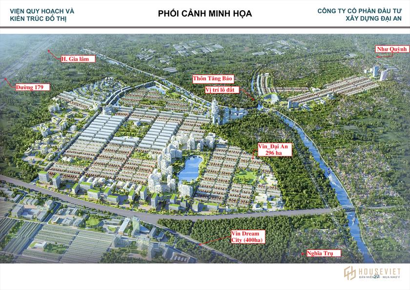 Bán đất đẹp có 102 giáp Siêu đô thị Vin_Đại An.(Vin Ocean Park3)