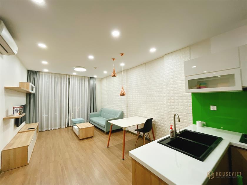 Kingston Residence thiết kế căn góc 2 phòng ngủ 2 toilet căn view Đông