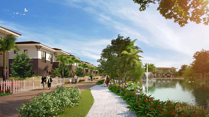 Biệt thự đơn lập dự án Waterpoint liền kề sông