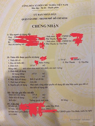 CHÍNH CHỦ BÁN NHÀ MẶT TIỀN ĐƯỜNG HIỀN VƯƠNG 8X20 GIÁ 26 TỶ