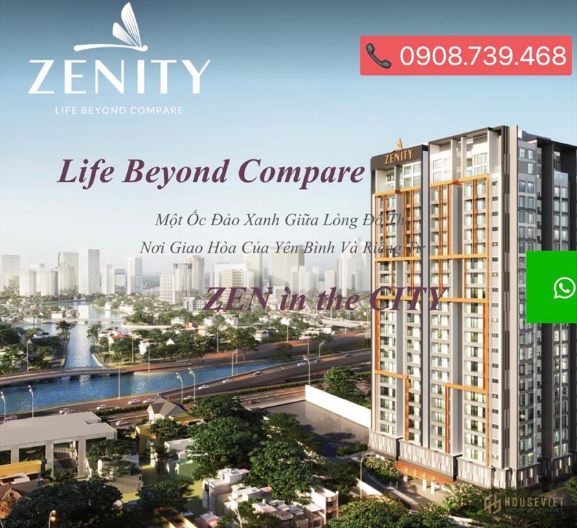Căn hộ hạng sang Zenity TT Quận 1 trả 30% nhận C/Hộ ở ngay
