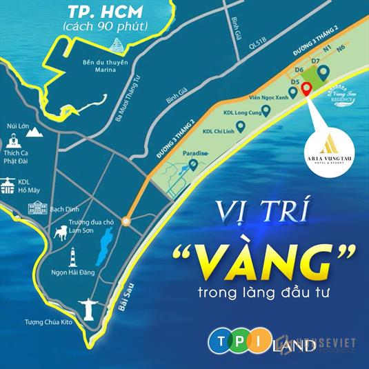 Bán căn hộ du lịch nghĩ dưỡng Aria Vũng Tàu 2PN, 103m2, View biển