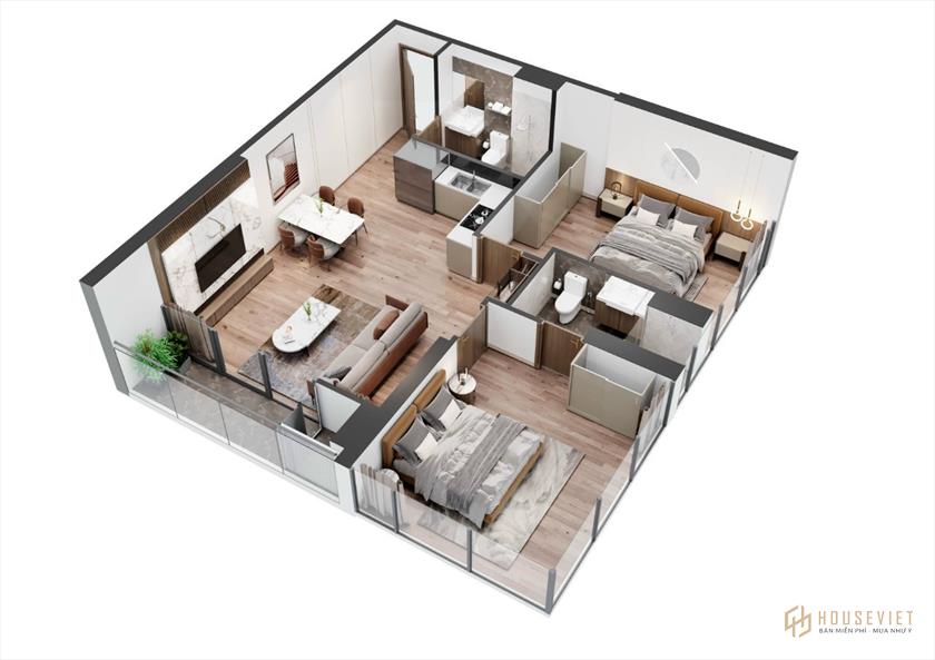 Bán căn hộ 2PN ngay cạnh Vincom Phạm Ngọc Thạch, đảm bảo chỗ đỗ ô tô