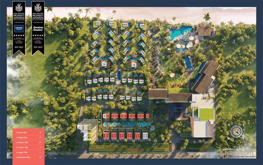 Bộ sưu tập La Boutique Villa và Le Lagon Villa độc đáo tại Le Méridien