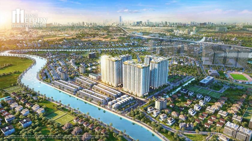 Chung cư Hà Nội Melody Residences Hưng Thịnh, giỏ hàng căn 2PN 3PN