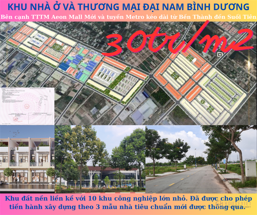 06 suất nội bộ KNO và TM Đại Nam, Tp Mới, BD. Cạnh TTTM AEON2 BD