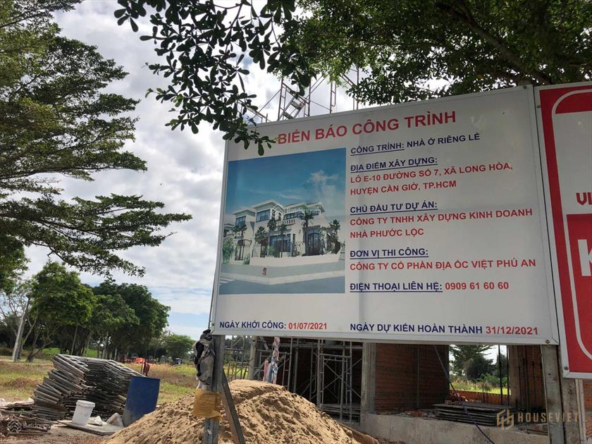 Bán đất nền biệt thự 707m2 dự án nhà vườn Phước Lộc Cần Giờ TP HCM.