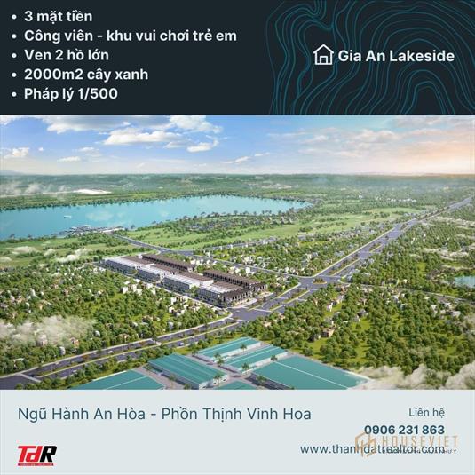 GIA AN LAKESIDE 10.9TR/M2 PHÁP LÝ 1/500 ĐẤT ĐỎ BRVT ĐẦU TƯ F0