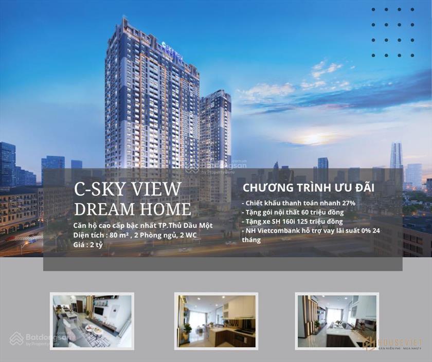 Căn hộ cao cấp giá hời tại trung tâm TP. Thủ Dầu Một, căn 2 phòng ngủ